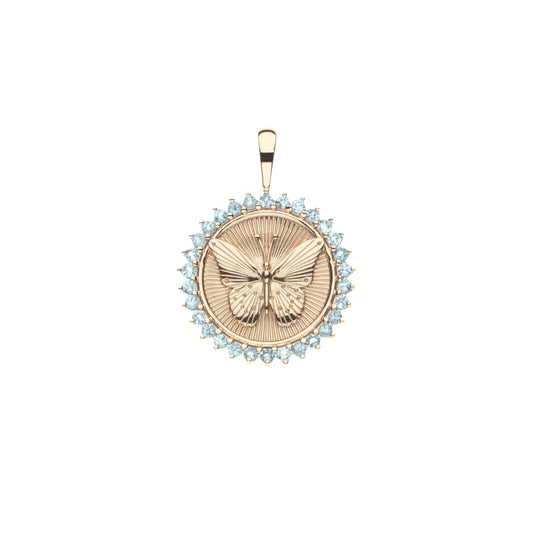 JW FREE PETITE EMBELLISHED COIN 16-18" Rolo Chain