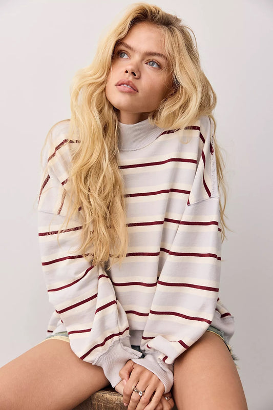 PALM SPRING STRIPED SWEATER