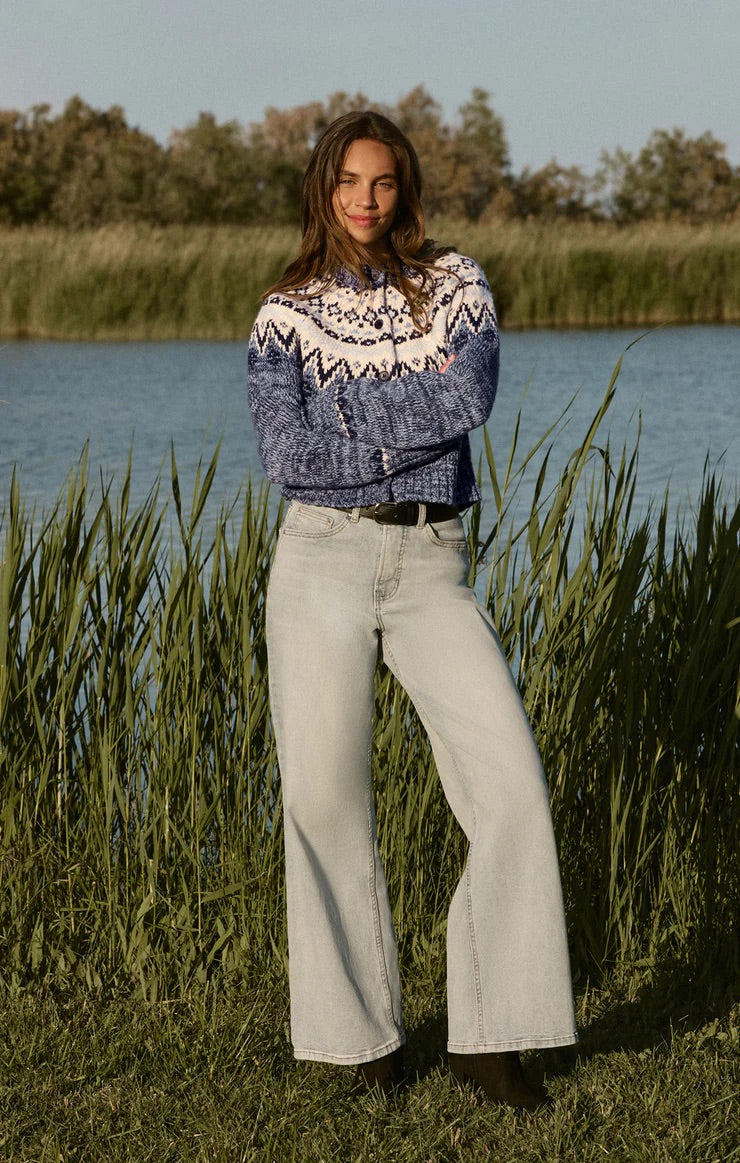NORTH SEA FAIRISLE CARDIGAN