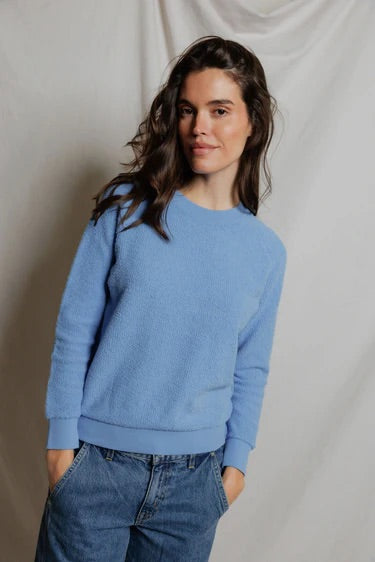 ZIGGY - INSIDE OUT FLEECE L/S SHRUNKETN CREWNECK SWEATSHIRT