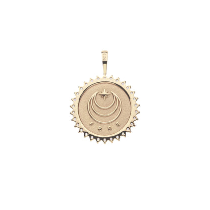 JW FREE PETITE EMBELLISHED COIN 16-18" Rolo Chain