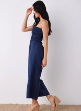 Load image into Gallery viewer, SMOCKED STRAPLESS JUMPSUIT
