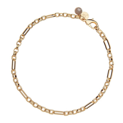 JW ACROSS ALL TIME CHAIN NECKLACE W/ LABRADORITE BEAD