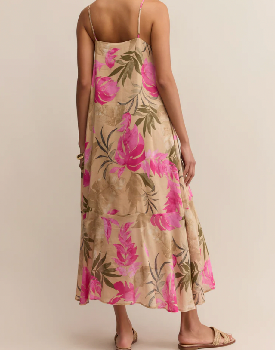 BENSON ULA TROPICAL MIDI DRESS