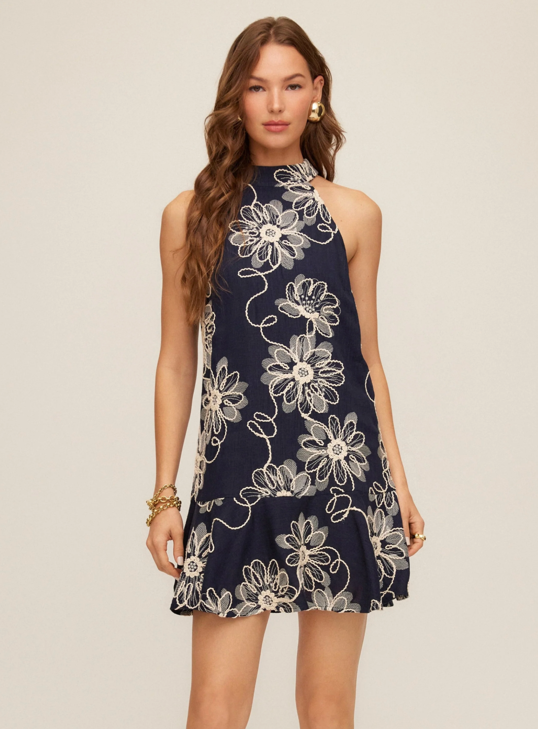 BRENDA EMBROIEDED DRESS