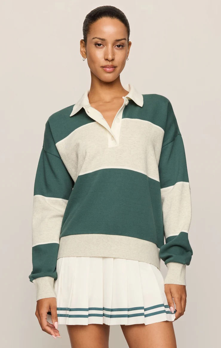 STUDY BREAK POLO SWEATSHIRT