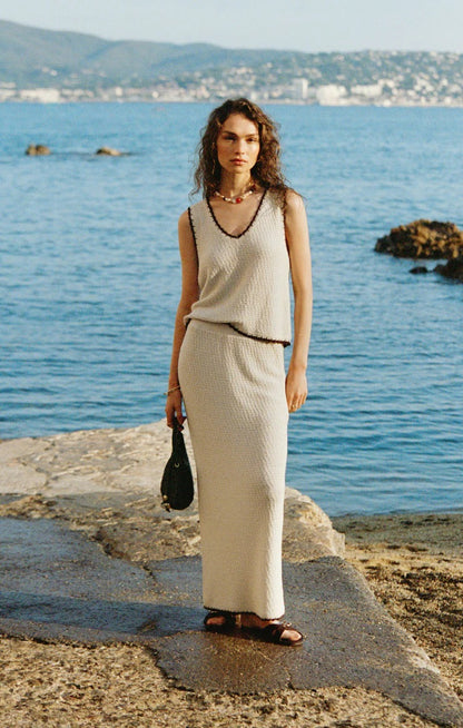 YESSENIA WHIPSTITCH SKIRT