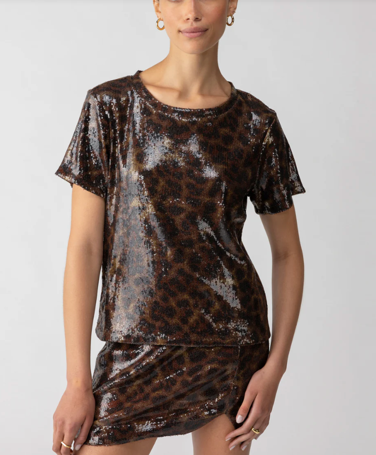 SEQUIN TEE