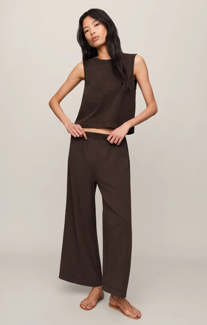 SCOUT JERSEY CROP FLARE PANT