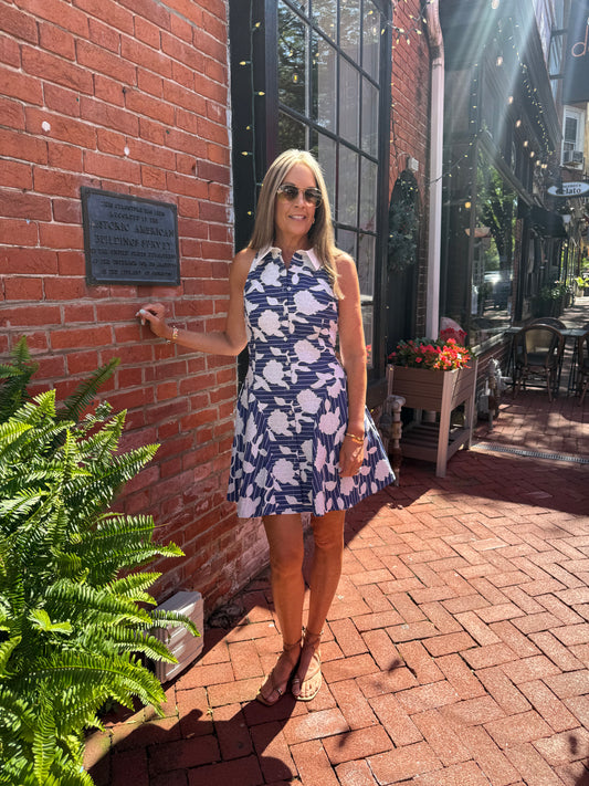 MAXINE FLORAL MIDI DRESS