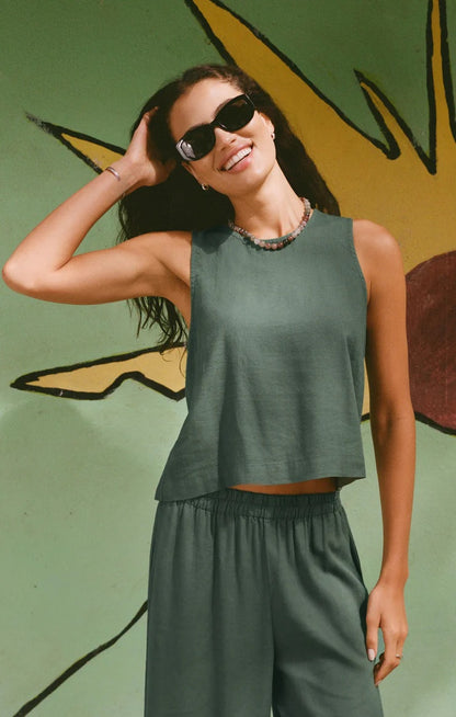 SLOANE LINEN TOP