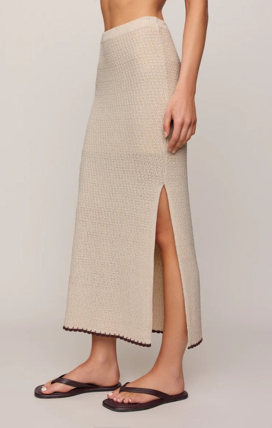 YESSENIA WHIPSTITCH SKIRT