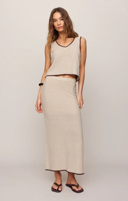 YESSENIA WHIPSTITCH SKIRT