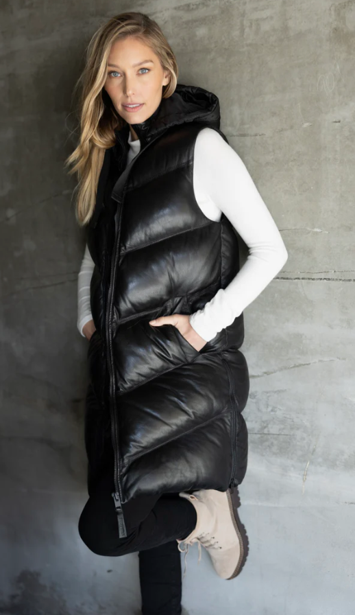 LONG PUFFER VEST