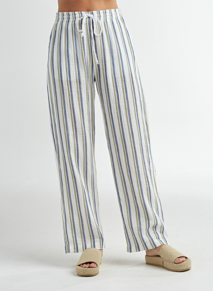 PANT STRIPED RED HAUTE