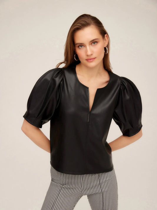 POOF FAUX BLOUSE
