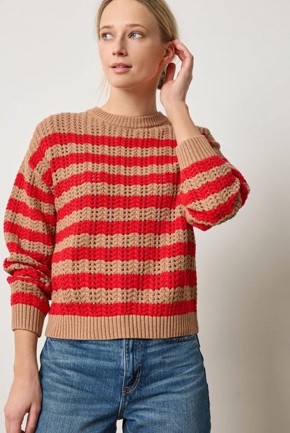 STRIPE STITCH SWEATER