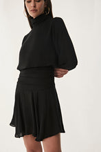 Load image into Gallery viewer, SHIRRED TURTLENECK DRESS
