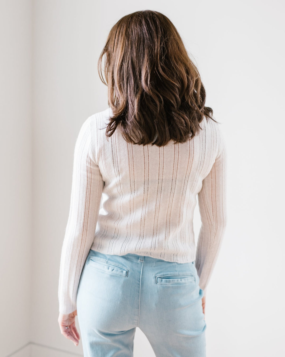 POINTELLE HENLEY PULLOVER