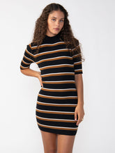 Load image into Gallery viewer, MOCK NECK EASY RIB DRESS
