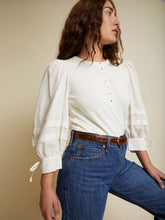 Load image into Gallery viewer, DIXIE POPLIN SLEEVE HENLEY
