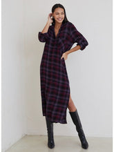 Load image into Gallery viewer, ROLLED SLEEVE DUSTER DRESS
