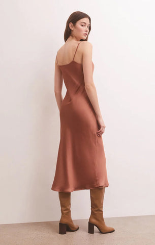 LARK LUX SHEEN SLIP DRESS