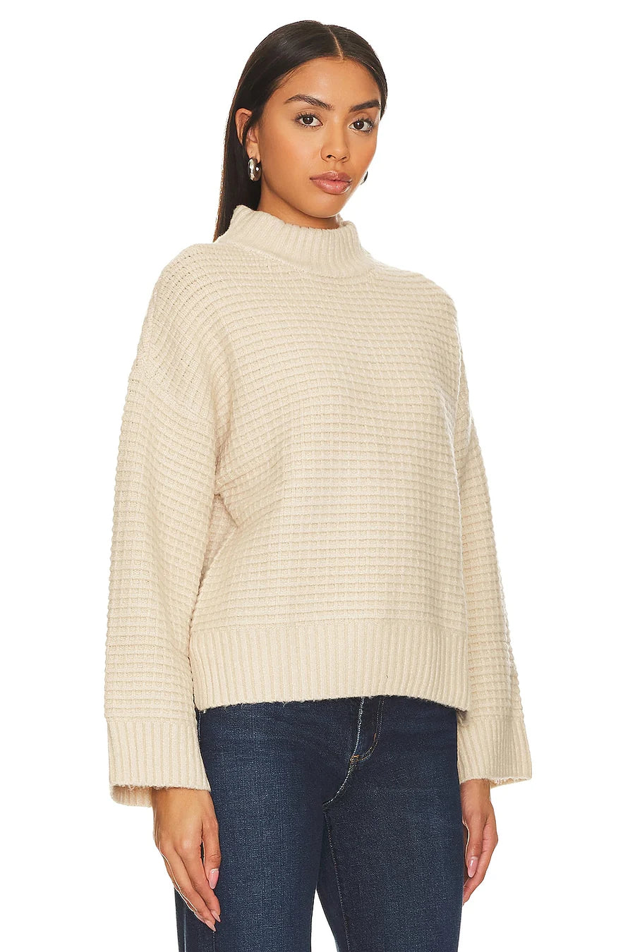 WAFFLE KNIT SWEATER – tishstyle