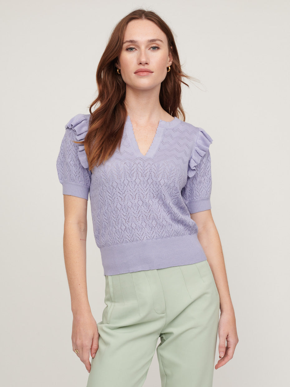 KIZZY SHORT SLEEVE SWEATER