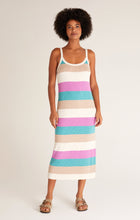 Load image into Gallery viewer, MELODY STRIPED MIDI DRESS
