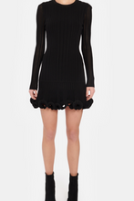 Load image into Gallery viewer, FIT AND FLARE RIB DRESS
