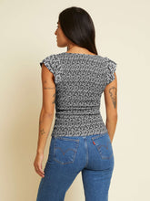 Load image into Gallery viewer, ALICIA SMOCKED RUFFLE TANK
