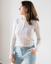 Load image into Gallery viewer, POINTELLE HENLEY PULLOVER
