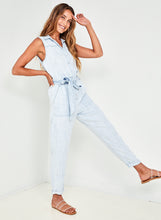 Load image into Gallery viewer, SLEEVELESS BELTED JUMPSUIT
