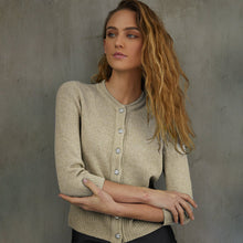 Load image into Gallery viewer, vintage baby cardigan w/ jewel
