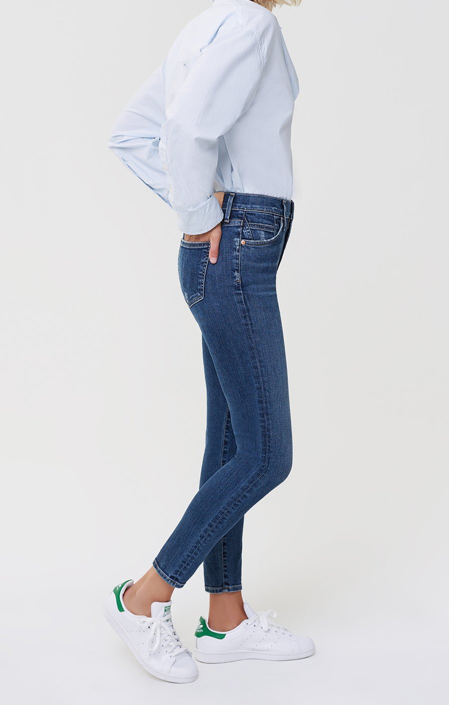 ROCKET ANKLE MID RISE SKINNY IN CHARISMA