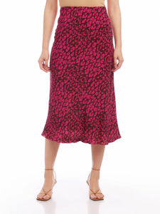 BIAS CUT MIDI SKIRT