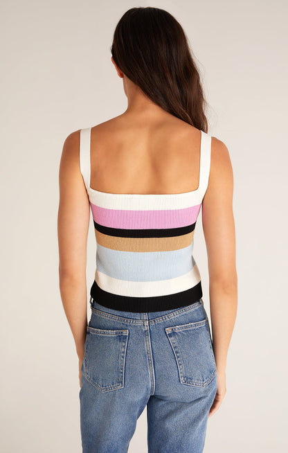 STELLA STRIPE SWEATER TANK