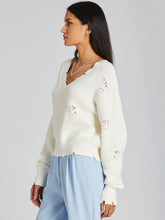 Load image into Gallery viewer, DISTRESSED SHAKER V NECK
